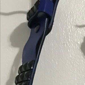 Blue studded belt. Sz36